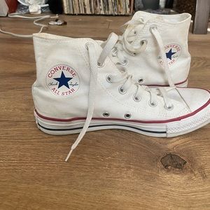High top white converse